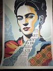 Shepard Fairey Obey Giant    frida Kahlo    Art Print Poster Signed Lithograph