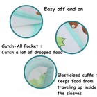 5pcs Set Baby Toddler Kids Waterproof Long Sleeve Bibs Apron Feeding Smock