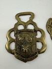 Brass Horse Medallion Lot Of 6  antique  - English