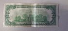 1934 A  100 Dollar Bill Federal Reserve Note  misaligned Reverse 