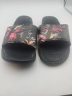 Nike Benassi Jdi Print Slide Black Tropical Floral Sandals Mens Size 12