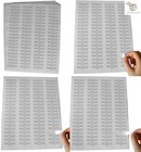 16000 Address Labels Laser Ink Jet 80up 80 Labels Per Sheet 1 75x0 5 200 Sheets