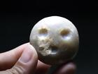 Ancient Hongshan Culture Old Hetian Jade Stone Bi Pei Necklace Amulet Pendant W9
