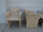 Set 4 Arm Chairs Postmodern Dining Art Deco Regency Modern Nouveau Mid Century