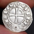 Prince Bohemond Iii Silver Coin Antioch Denier 1163ad Crusader States Crusades