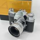 Rare Kodak Retina Reflex Iii Camera W  50mm Lenses W  Original Box   Paperwork
