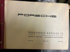 Factory Porsche Type 356 A Parts List German english