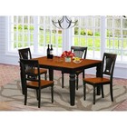 East West Furniture Weston 5-piece Wood Table And Dining Chair Set In Cherry