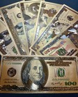      7pcs set - 24k Gold Layered  1  2  5  10  20  50  100 Us Bill Notes