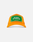 John Hatter   Co Mo Money Mo Problems Orange Adjustable Trucker Cap Hat
