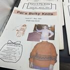Bulky Machine Knitting Patterns Lot Of 7 New Letters Books Chunky Vintage