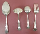 Vintage  Wm A  Rogers Sxr Grenoble Gloria 1906 Set Of 4 Serving Pieces