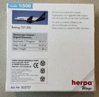 Herpa Wings 1 500 505727 Royal 737-200  with Registration 