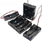 Aa Battery Holder Box With Switch   Wire 1 2 3 4 Slot Battery Case