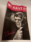 1968 Dark Shadows Barnabas Collins Retailer Promo Poster Jonathan Frid Rare Real