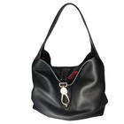 Dooney Bourke Pebble Leather Shoulder Bag With Logo Lock