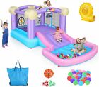 Kids Inflatable Water Slide Bounce House With Air Blower Outdoor Jumper Bouncer   
