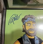 Cheech And Chong Signed Simpsons Photo 11x14 Jsa Coa Autograph