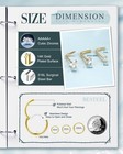 18g Nose Rings Hoops And 20g Nose Studs For Women Men Hypoallergenic 316l Sur   