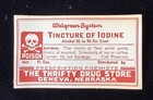 Vintage Walgreens Apothecary Pharmacy Chemist Bottle Label Lot Free Shipping