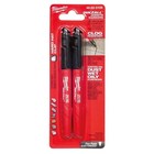 Lot Of 12 Milwaukee 48-22-3105 Inkzall Fine Point Black Marker 2-pk