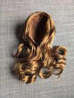 Truly Me 118 Wig F Caramel Brown Hair Highlights American Girl Doll Ooak Custom