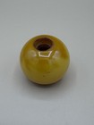 Vintage Butterscotch Bakelite Round Knob  Threaded