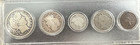 U s  5 Coin Set - 3 Silver  half Dollar  Quarter   Dime   Nickel   Cent  Whitman