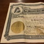 1899 Margaret Gold Mining Company Stock Certificate Cripple Creek Colorado