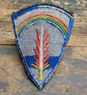 Post Wwii Vintage Us Army Shaef Command Uniform Woven Patch German Made
