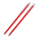 2pcs Hay Bale Spear 49  4500 Lbs Capacity Spike Fork For Tractors Loaders Red