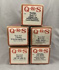 Qrs Vintage Player Piano Rolls Lot Of 5 Music Word Rolls Qrs Player Lot