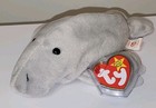 Nmt  Ty Beanie Baby        Manny The Manatee  8 5 Inch  Mwnmt Stuffed Animal Toy