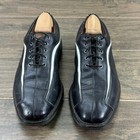 Footjoy Icon Golf Shoes Mens 12 M Black White Striped Split Opti Flex Sole