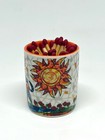 Mosaic Shot Glass Spain Souvenir Bull Toothpick Matchstick Holder