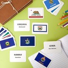 50 Us State Capital Flash Cards For Kids Teachers Classrooms Teaching 2 5x3 5   