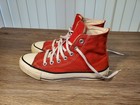 Vintage Converse Chuck Taylor All Star Shoes Size 4 5 Red Made In Usa High Tops