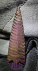 Dovetail Peacock Obsidian Museum Grade 5 1 4  X 1 5 8 