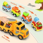 Construction Truck Toddler Toys Car  Toys For 2 3 4 Year Old Boy 5 In 1 Carrier