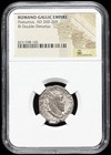 Postumus 260-269 Romano-gallic Roman Empire Authentic Silver Denarius Coin Ngc