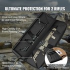 Rifle Bag 42 Inch Tactical Double Long Gun Bag For 2 Rifles   2 Pistols