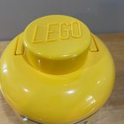 Lego Minifigure Head Sort And Store Yellow Storage Bucket Sorter Case Vtg Style