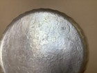 Vintage Everlast Forged Hammered Aluminum Serving Tray Flowers  14 1 4    Round