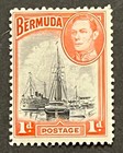 Travelstamps  Bermuda Stamps Scott  118a - 1d Kgvi Mint Mnh Og