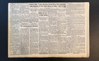 Pearl Harbor World War Ii Newspaper New York Times December 8  1941  Full Paper