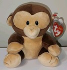 Baby Ty Banana The Monkey  6-7 Inch  New Mwmts Soft Plush Stuffed Animal Toy