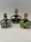 Vintage Rare  Prince Matchabelli  Perfume 3 Bottles Royal Crown Top Miniatures