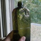 C w herwig Emb Crown In Diamond Applied Lip 1880s Case Gin Bottle Crude Whittled