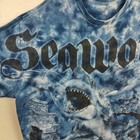 Seaworld Tie Dye Graphic T Shirt Mens Xxl Great White Shark Aop Tourist Tee Mens