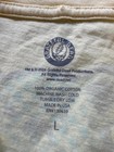 Grateful Dead Organic Cotton T-shirt Large Yellow 1986 Hampton Va